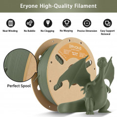 Filament PLA HYPER ERYONE MAT VERT OLIV 1 kg