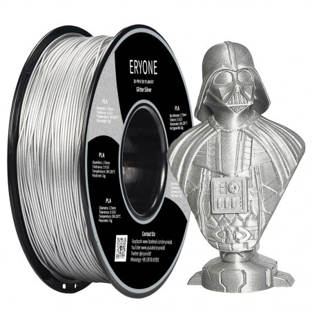 Galaxy Sparkly Silver Silver Silver Filament Galáxia