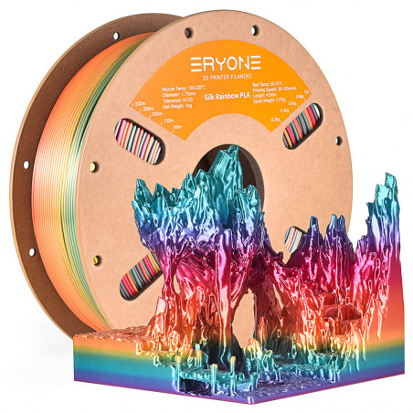 Filament de Soie Arc-en-ciel ERYONE PLA 1kg