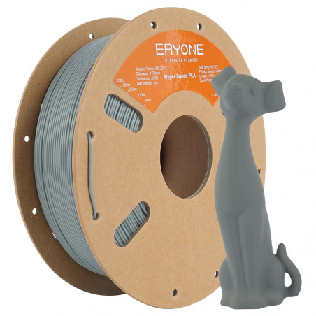 Hochgeschwindigkeitsstandard -Filament Eryone 1 kg graues Achat