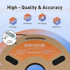 Standard filamentpla noir eryone 1 kg i høj hastighed