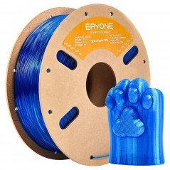 Transparent Blue Transparent TPU Filament 1 kg Eryone