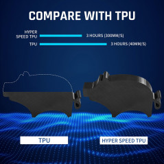 Filament TPU Noir haute vitesse 1 kg ERYONE