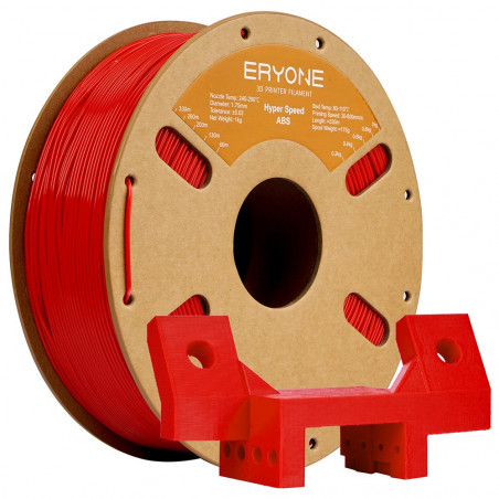 High speed eryone ABS filament, 1 kg, red color