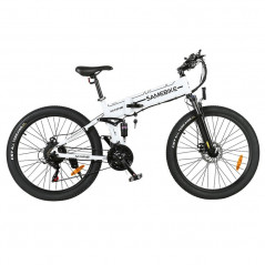 Bicicleta de montaña eléctrica plegable SameBike LO26-II FT 900W White