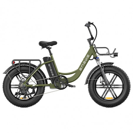 Pneu elétrico da bicicleta 250W de ENGWE L20 montanha de 20 * de 4,0 polegadas cáqui