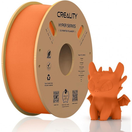 Creality K1C - 3D nyomtató űr Pi dehidratorral és 6 kg hiper -pla -filamentummal - fekete/bézs/sárga/zöld/narancs/barna