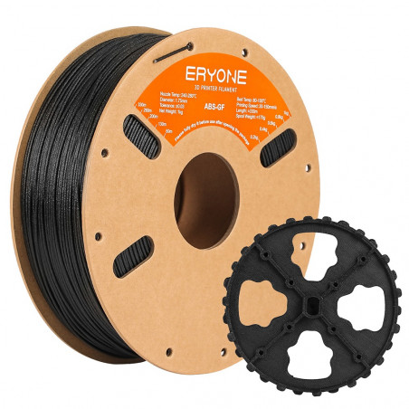 Filament ABS Renforcé Fibre de Verre Noir 1kg