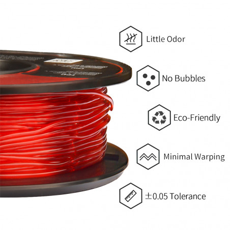 TPU szálak eryone 0,5 kg - piros