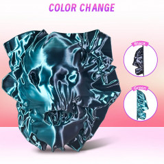 Bicolor Eryone PLA -Filament in Hochgeschwindigkeitseiden - dunkelgrün und schwarz