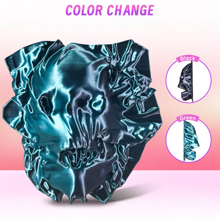 Bicolor Eryone Pla Filament w szybkim jedwabiu - ciemnozielony i czarny
