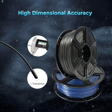 Black Galaxy Filament 1kg PLA Flashforge