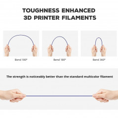 Flashforge Cristal Pink Filament PLA -ban, 1 kg