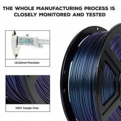Flashforge Cristal Pink Filament in PLA, 1 kg