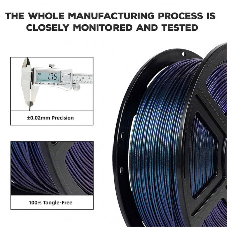 Flashforge Cristal Rosa filamento in PLA, 1 kg