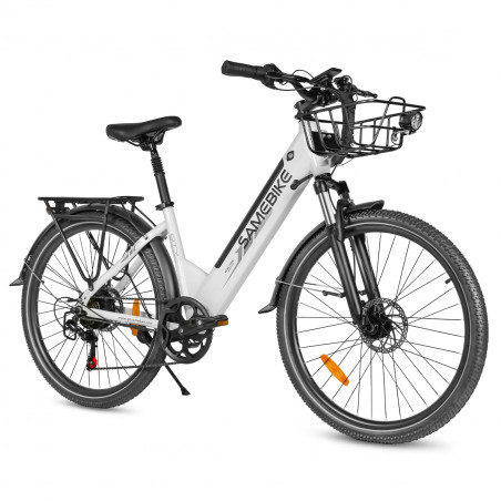 Ηλεκτρικό ποδήλατο Samebike RS-A01 Pro-T Λευκό 500W 36V 15Ah