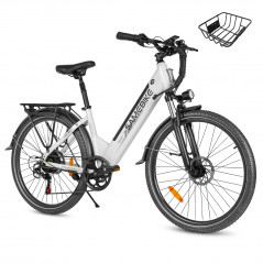 Ηλεκτρικό ποδήλατο Samebike RS-A01 Pro-T Λευκό 500W 36V 15Ah