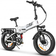 Ηλεκτρικό ποδήλατο SAMEBIKE RS-A02 PRO Λευκό 1000W/15Ah