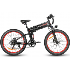 Ηλεκτρικό ποδήλατο βουνού Αναδιπλούμενο SAMEBIKE LO26 PLUS FT Μαύρο 900W