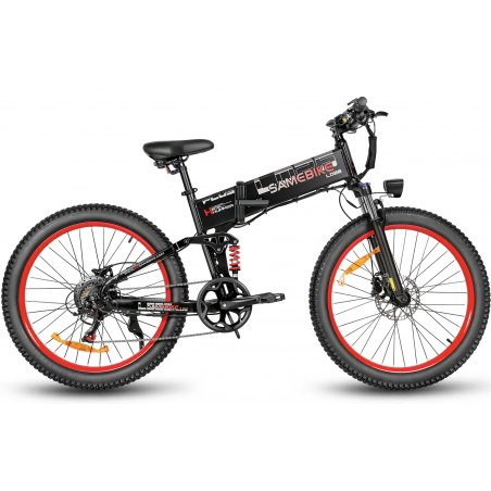 Electric Folding Mountain Bike SAMEBIKE LO26 PLUS FT Black 900W