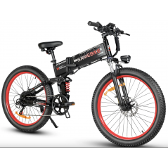 Ηλεκτρικό ποδήλατο βουνού Αναδιπλούμενο SAMEBIKE LO26 PLUS FT Μαύρο 900W