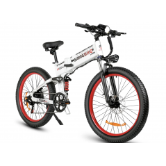 VTT Elektromos Összecsukható SAMEBIKE LO26 PLUS FT Fehér 900W