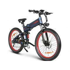 Bicicleta eléctrica plegable SAMEBIKE LO26 PLUS FT Azul 900W