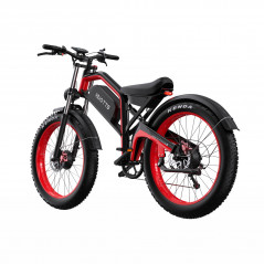 Elektromos kerékpár duotts ​​n26 2025 piros 26 hüvelyk 55 km/h 48v 20ah dupla motor 750W