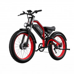 Elektromos kerékpár duotts ​​n26 2025 piros 26 hüvelyk 55 km/h 48v 20ah dupla motor 750W