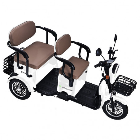 Nome do produto a ser corrigido: Freejoyer FV6 Max 1800W 72V 20Ah Triciclo elétrico branco
