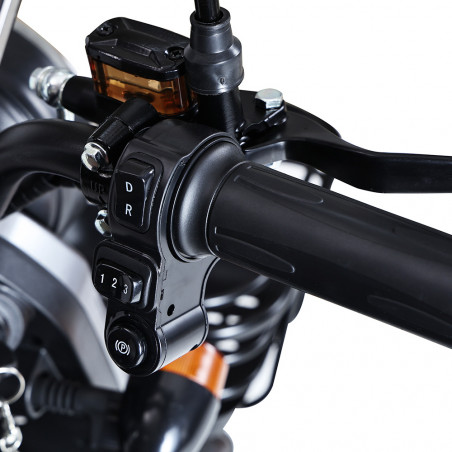 Triciclo Elétrico Freejoyer FV6 Max 1800W 72V 20Ah Cinza