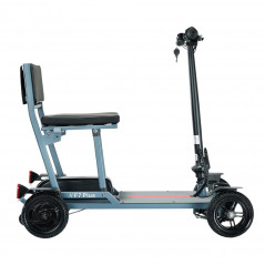 Scooter elétrica Freejoyer F7 Plus - Assento, 4 rodas - Cinza Azul