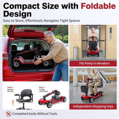 Unificare Unagi Red négykerekű robogó