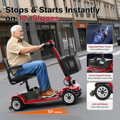 Unificare Unagi Scooter roșu cu patru roți