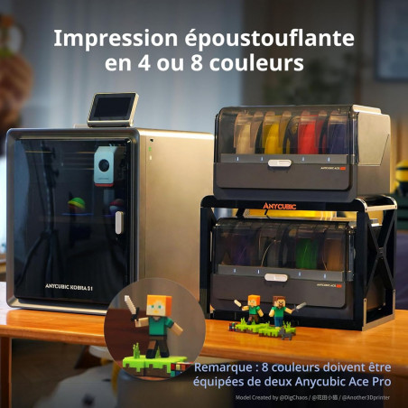 Zestaw drukarki 3D Kobra S1 Anycubic + 5kg High Speed ​​​​PLA Filament ERYONE