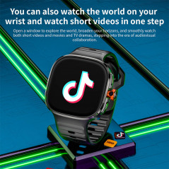 LOKMAT APPLLP 6 MAX Connected Watch mit grauem Armband