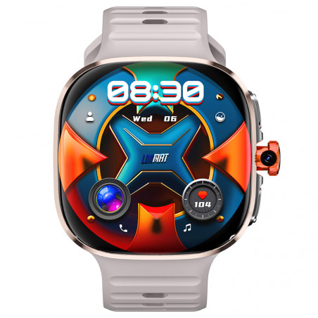 LOKMAT APPLLP 6 MAX connected horloge met grijze band