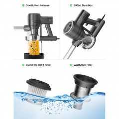 Aspirapolvere con filo Vactidy C6 18 kPa ultra potente