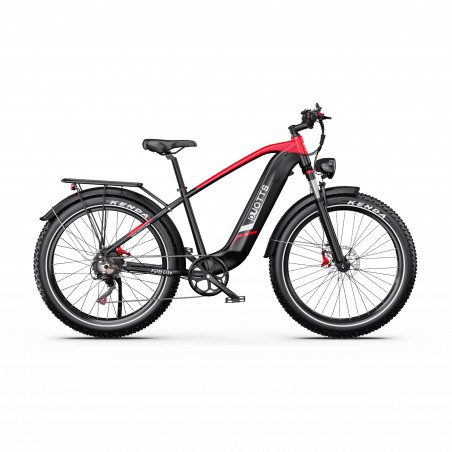 Bicicletta elettrica DUOTTS F26 Lite Rosso-Nero 26 pollici 48V 18Ah 750W
