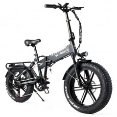 SAMEBIKE XWLX09 elektromos kerékpár fekete