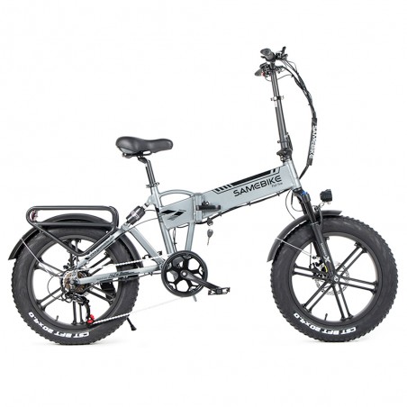 Elektrické kolo SAMEBIKE XWLX09 stříbrné