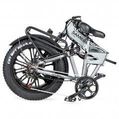 Bicicleta elétrica SAMEBIKE XWLX09 prata