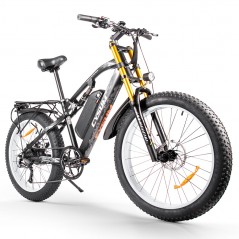 CYSUM M900 elektromos kerékpár 48V motor 1000W tiszta-fekete