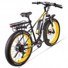 CYSUM M980 Fat Tire Electric Bike 48V 1000W Motor Black-Yellow