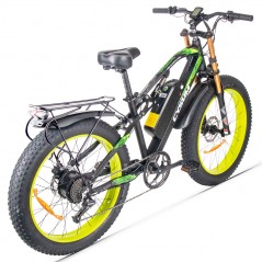 Bicicleta Eléctrica CYSUM M900 48V Motor 1000W Negro-Verde