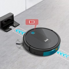INSE E6 Robot Vacuum Cleaner 2200Pa Suction 4 Cleaning Modes Black