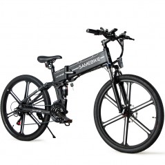 Bicicleta eléctrica plegable Samebike LO26 II 500W Max 35km/h negra