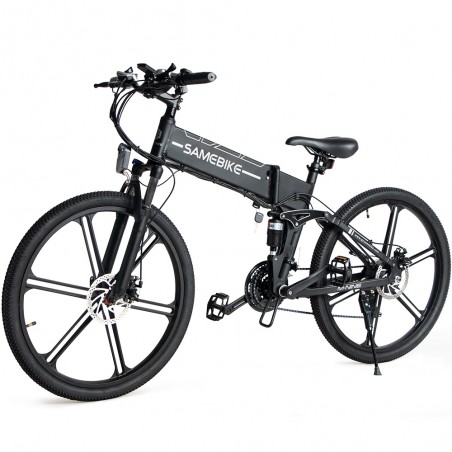 Bicicletă electrică pliabilă Samebike LO26 II 500W Max 35km/h Negru