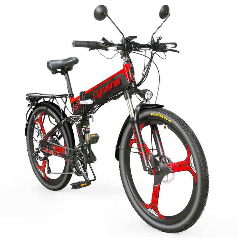 Cyrusher XF770 Folding Electric Bike Red