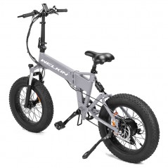 WELKIN WKES001 Elektryczny rower śnieżny srebrny